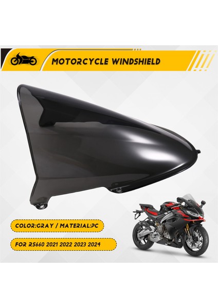 Aprılıa RS660 2021-2024 Motosiklet Parçaları Için Motosiklet Ön Camı (Yurt Dışından) fırsatları