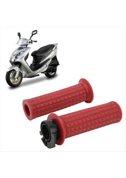 Gy6 50CC 80CC 125CC 150CC Motosiklet Gidonu Kırmızı Için 22 mm Motosiklet Gidonu Gaz Kelebeği Tutacağı Sol Sağ Taraf (Yurt Dışından) fiyatları