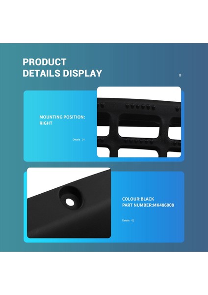 Mitsubishi Canter Fuso Fe 2005-2020 Modelleri Için Sağ Yan Kapı Altı Basamağı MK486008 (Yurt Dışından) fırsatları