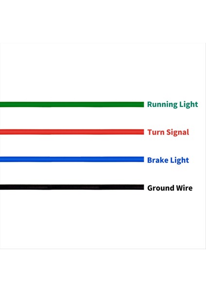 Harley B Için 2 Adet Motosiklet LED Arka Fren Dönüş Sinyal Lambası (Yurt Dışından) indirimleri