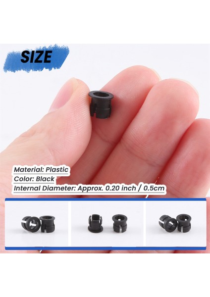 100 Adet Siyah Plastik 5mm LED Klips Tutucu Ekran Paneli Montaj Kutusu (Yurt Dışından) fırsatları