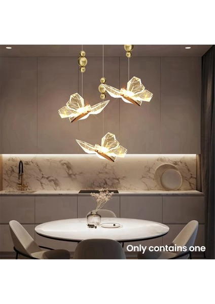 Kelebek LED Avize Nordic Kapalı Aydınlatma Ev Yemek Masası Oturma Odası Yatak Odası Dekoratif Avize (Yurt Dışından) fırsatları