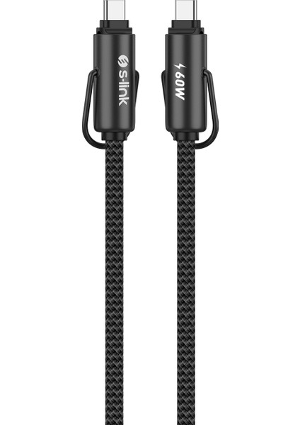 Armor Boyun Askılı Ac-01 60W 1.2m Type-C To Type-C Pd Örgülü Metal Başlıklı Siyah Hızlı Şarj fiyatları