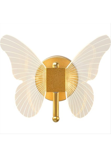 10W Dimmabable Kelebek Duvar Lambası Altın Kelebek Duvar Lambası Modern Basit Işık Ev Dekorasyon (Yurt Dışından) modelleri