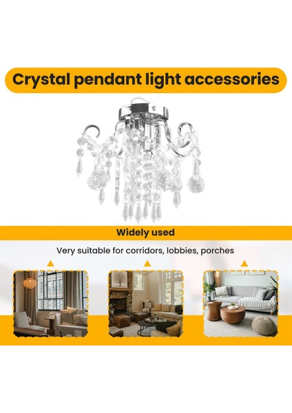 Kolye Lamba Avrupa Tarzı Kristal Tavan Küçük Avize Modern Minimalist Sundurma Koridor Koridor Restoran Işığı (Yurt Dışından) indirimleri