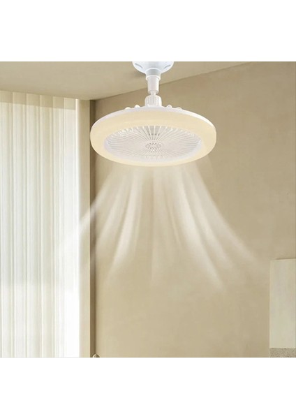 Uzaktan Kumanda ve Işık Lambası Fanı E27 Dönüştürücü Tabanı Akıllı Sessiz Tavan Fanları, 2 Adet Tavan Fanlar (Yurt Dışından) modelleri