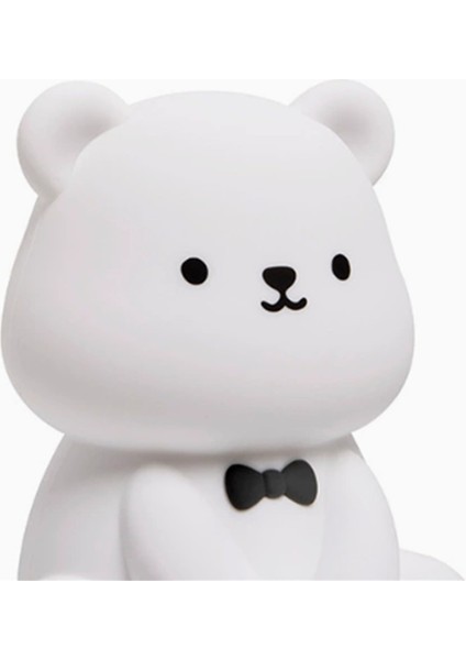 Silikon Teddy Ayıcık Eğlenceli Gece Lambası 3 Seviyeli Kısılabilir Bebek Odası Lambası (Yurt Dışından) fiyatları