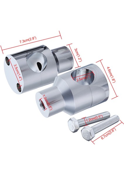 Motosiklet Gidon Koltuğu Gidon Direği Yükseltilmiş Gidon Montajı 25 mm (Yurt Dışından) fiyatları