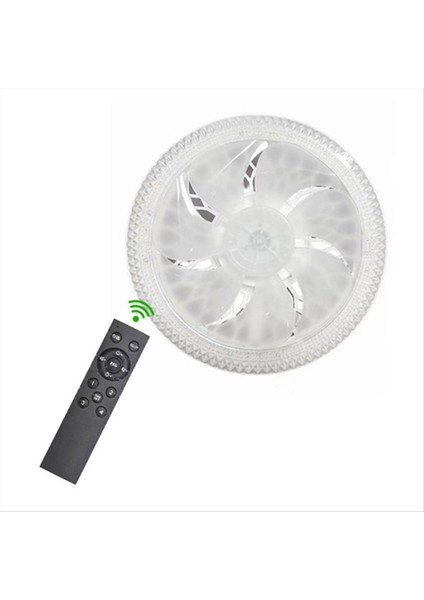 Tavan Fanı Işığı AC85-265V Uzaktan Kumandalı Sessiz Oturma Odası Yatak Odası Modern ve Ev Akıllı (Yurt Dışından)