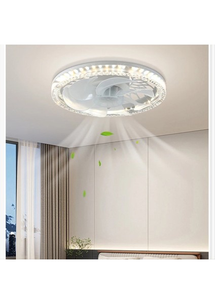 Tavan Fanı Işığı AC85-265V Uzaktan Kumandalı Sessiz Oturma Odası Yatak Odası Modern ve Ev Akıllı (Yurt Dışından) modelleri