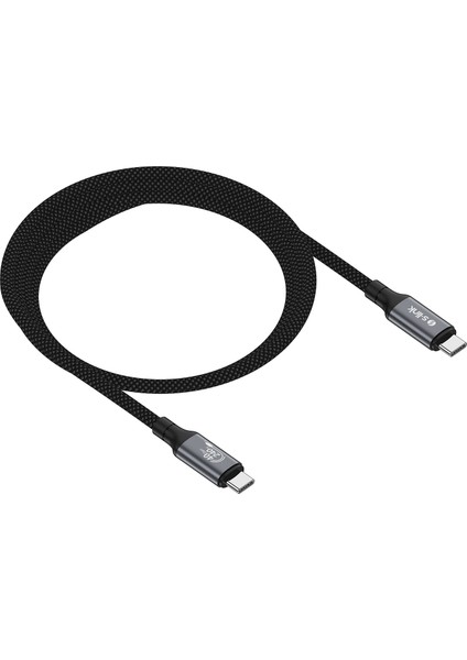 Armor Dcc-01 240W 1.2m Type-C To Type-C Örgülü Metal Başlıklı 8k 60HZ Siyah Data ve Hızlı Şar fırsatları