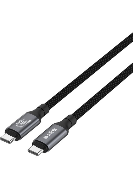 Armor Dcc-01 240W 1.2m Type-C To Type-C Örgülü Metal Başlıklı 8k 60HZ Siyah Data ve Hızlı Şar indirimleri