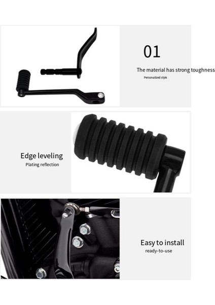 Harley Softail Fl Slim Flsl 2018-2022 Için Siyah Motosiklet Vites Kolu Vites Mili Vites Kolu Motosiklet Parçaları (Yurt Dışından) fırsatları