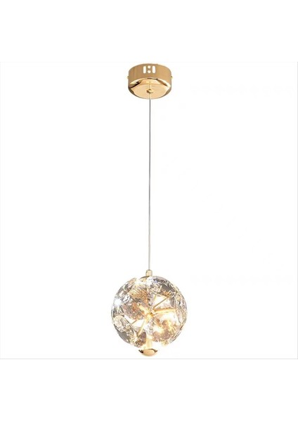6W LED Kristal Avize Dimmable LED Crystal Chandelier Modern Basit Işık Ev Dekorasyonu (Yurt Dışından)