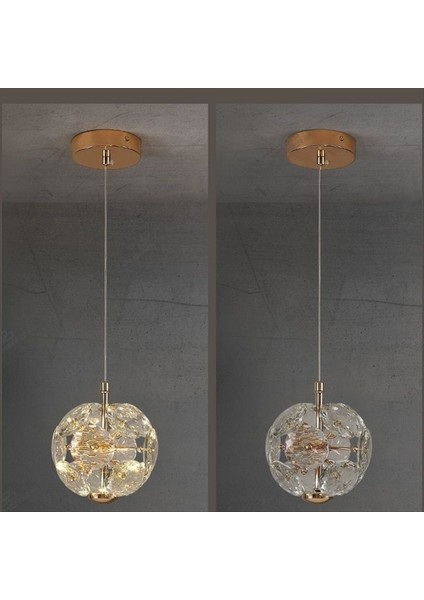 6W LED Kristal Avize Dimmable LED Crystal Chandelier Modern Basit Işık Ev Dekorasyonu (Yurt Dışından) indirimleri