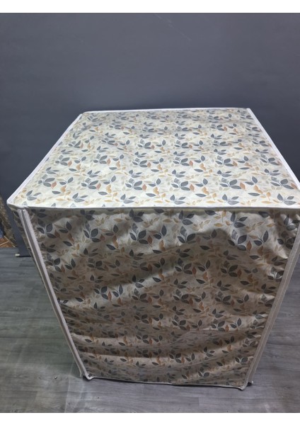 Renkli Kumaş Dokulu Pvc Çamaşır ve Kurutma Makinesi Koruyucu modelleri