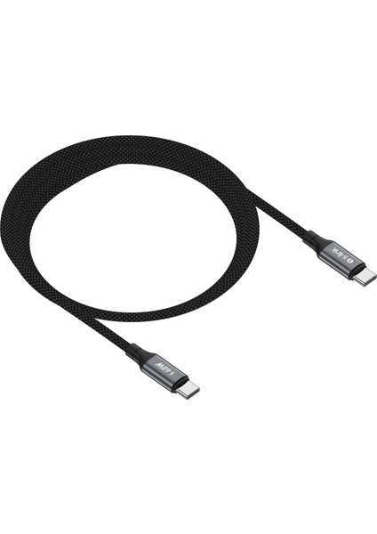 Armor Cc-01 60W 1.2m Type-C To Type-C Pd Örgülü Metal Başlıklı Siyah Hızlı Şarj Kablosu modelleri