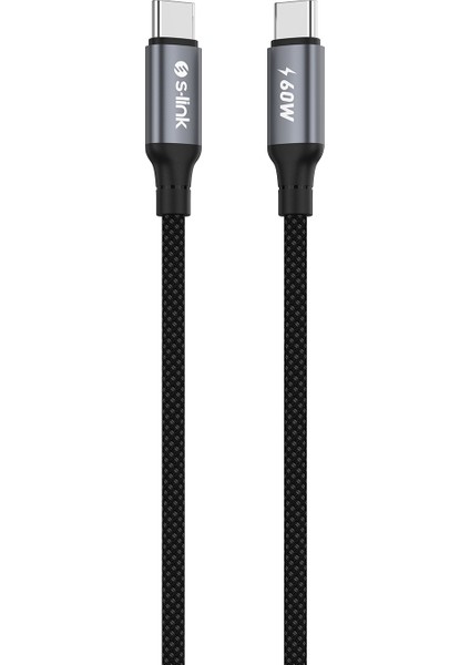 Armor Cc-01 60W 1.2m Type-C To Type-C Pd Örgülü Metal Başlıklı Siyah Hızlı Şarj Kablosu fırsatları