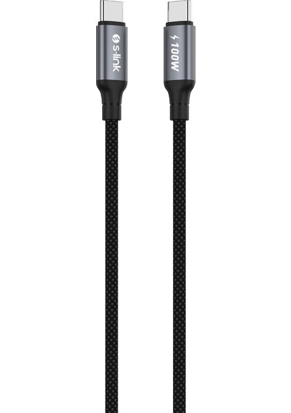 Armor CC-0100 100W 1.2m Type-C To Type-C Pd Örgülü Metal Başlıklı Siyah Hızlı Şarj Kablosu fırsatları