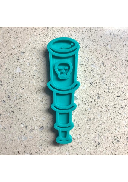 Korsan Dürbünü Kurabiye Kalıbı ve Damga Seti | Teleskop Figürlü | Denizci, Macera Temalı Parti | Şeker Hamuru fiyatları