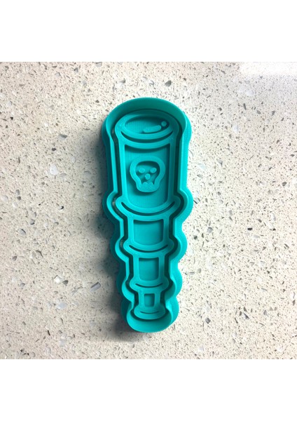 Korsan Dürbünü Kurabiye Kalıbı ve Damga Seti | Teleskop Figürlü | Denizci, Macera Temalı Parti | Şeker Hamuru indirimleri