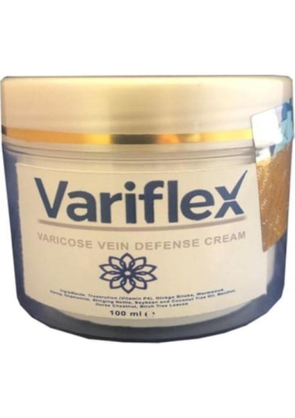 Variflex Varicose Vein Defense Bacak Var.isleri Için Masaj Bakım Kremi 100 ml