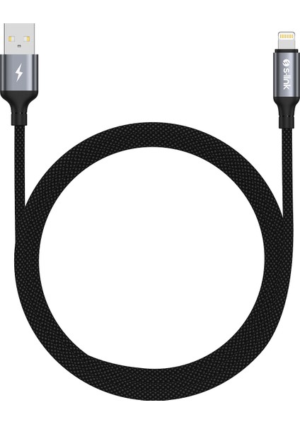 Armor Ul-01 12W 1.2m USB To Lightning Pd Örgülü Metal Başlıklı Siyah Hızlı Şarj Kablosu modelleri