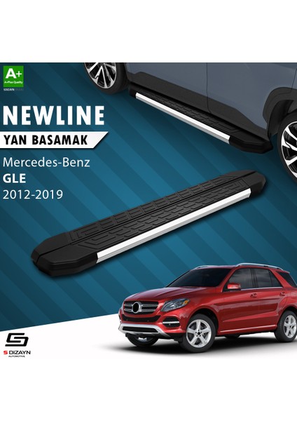 Mercedes GLE W166 NewLine Krom Yan Basamak 193 Cm 2012-2019 A+ Kalite