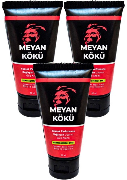 3 Tane Erkeklere Özel Yüksek Hızlı Aktivasyon Kremi 50 ml