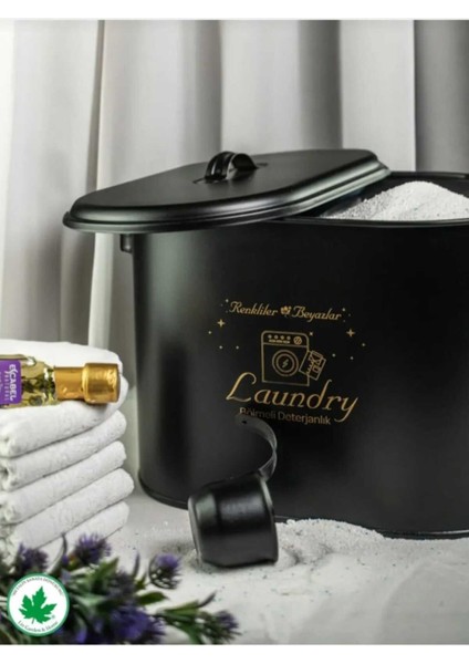 Bölmeli Metal Kapaklı Ölçekli Çok Amaçlı Deterjanlık, Siyah fiyatları