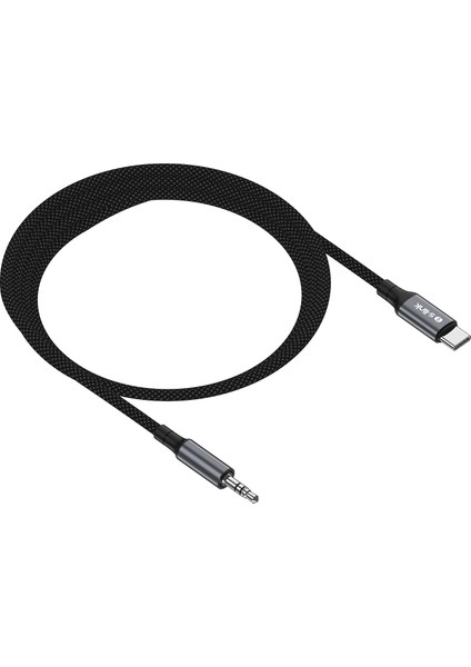 Armor Mc-01 1.2m Type-C To M Aux Örgülü Metal Başlıklı Siyah Ses Kablosu fırsatları