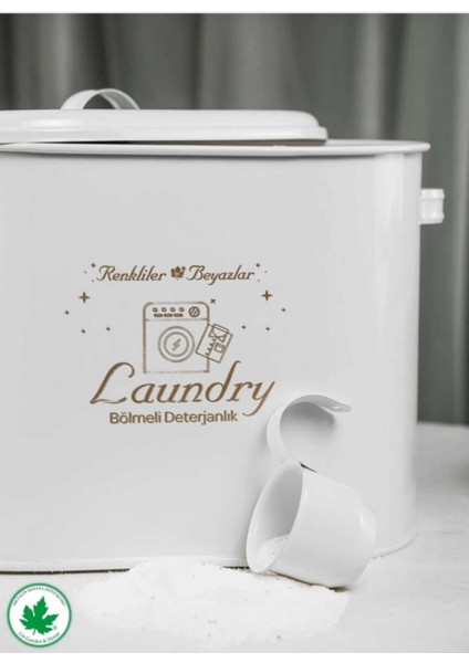 Bölmeli Kapaklı Ölçekli Deterjanlık, Toz ve Banyo Için Beyaz Organize Kutusu fırsatları