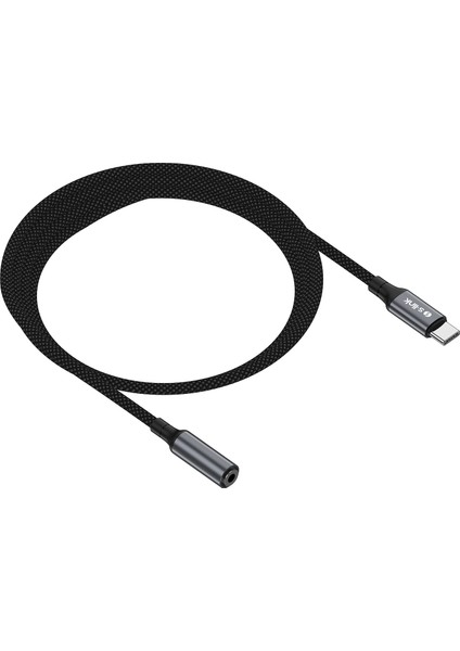 Armor Fc-01 15CM Type-C To F Aux Örgülü Metal Başlıklı Siyah Ses Kablosu indirimleri