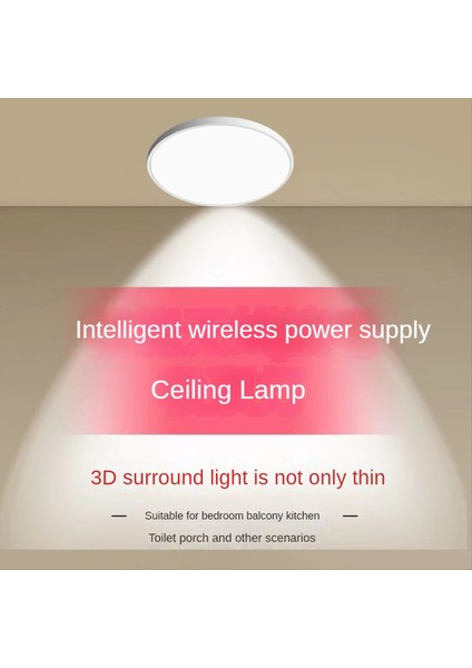 12 Inç LED Flush Montaj Tavan Işık Fikstürü 24W Mutfaklar, Merdivenler, Yatak Odaları Için Düz Modern Yuvarlak Aydınlatma Armatürü A (Yurt Dışından) fırsatları