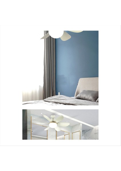 Tavan Fanı Işıkları Yuvarlak Fan Işıkları Yatak Odası Restoran Enerji Tasarruf Işıkları E27 Vida Basit LED Tavan Fan Işıkları, 30W (Yurt Dışından) fiyatları