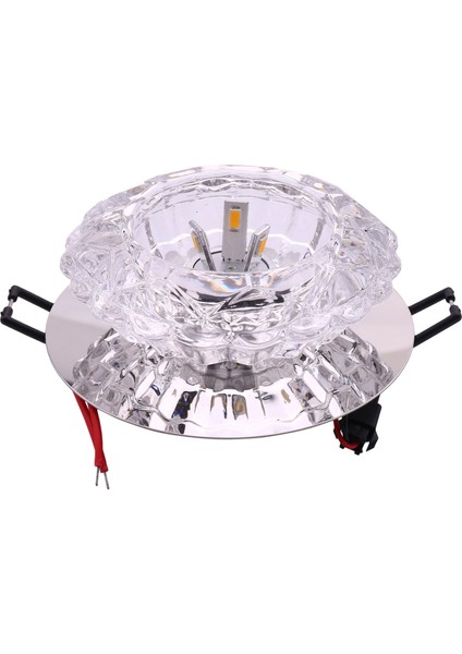 Koridor Floş LED Tavan Lambası Oturma Odası Kristal Koridor Koridor Işıkları LED Tavan Işıkları Luc Front Techo Balkon Lambası Sundurma Işık Sıcak Beyaz 3W (Yurt Dışından)