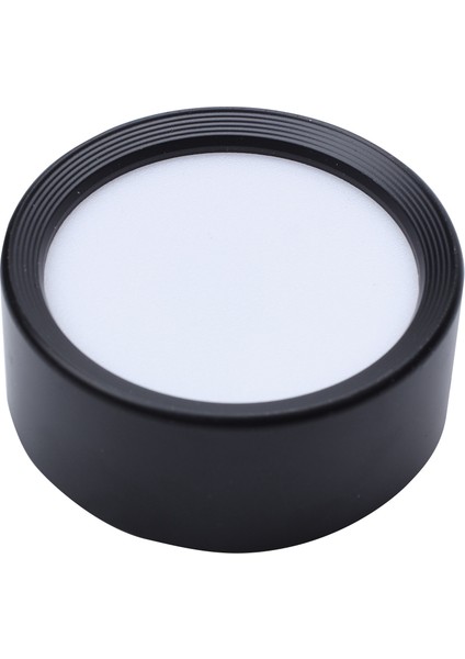 Yuvarlak Yüzeye Monte Edilmiş LED Downlight Tavan Lambaları Spot Işık 220V Tavan Lambaları Ultra Ince Sürücüsüz Tavan Armatürleri Aydınlatma Nötr Işık 4000K 5W Siyah Kabuk (Yurt Dışından)