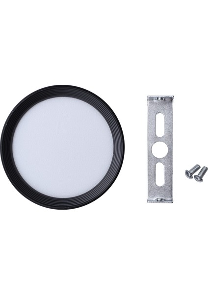 Yuvarlak Yüzeye Monte Edilmiş LED Downlight Tavan Lambaları Spot Işık 220V Tavan Lambaları Ultra Ince Sürücüsüz Tavan Armatürleri Aydınlatma Nötr Işık 4000K 5W Siyah Kabuk (Yurt Dışından) fiyatları