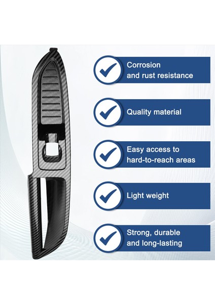 Ford Kaçış Için Araba Ön Kapı Pencere Cam Asansör Anahtarı Paneli Döşeme Kapağı C-Max 2013-2018 Abs Karbon Fiber Çerçeve Sağ (Yurt Dışından) indirimleri