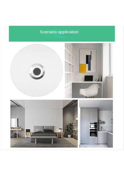 Rgb Tavan Lambaları Akıllı Modern Tavan Aydınlatma Müzik Uzaktan Uygulama Kontrol Bluetooth Hoparlör Kapalı Dekor 33CM (Yurt Dışından)