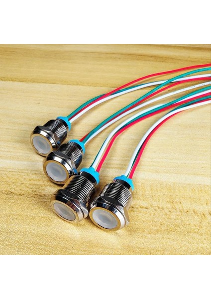 Iki Renkli (Yeşil ve Kırmızı) 12MM (1/2 Inç) Enerji Tasarrufu Göstergesi Işığı, 12MM 2 Renk LED Işık 12V/24V/20MA Panel Montaj Işığı (Yurt Dışından) fiyatları