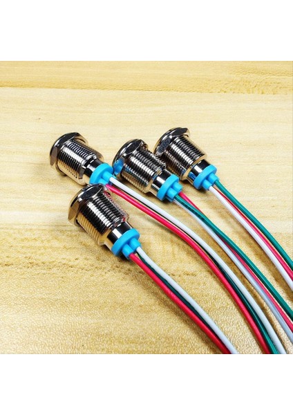 Iki Renkli (Yeşil ve Kırmızı) 12MM (1/2 Inç) Enerji Tasarrufu Göstergesi Işığı, 12MM 2 Renk LED Işık 12V/24V/20MA Panel Montaj Işığı (Yurt Dışından) modelleri