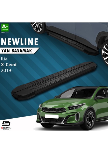 Kia XCeed NewLine Siyah Yan Basamak 183 Cm 2019 Üzeri A+ Kalite