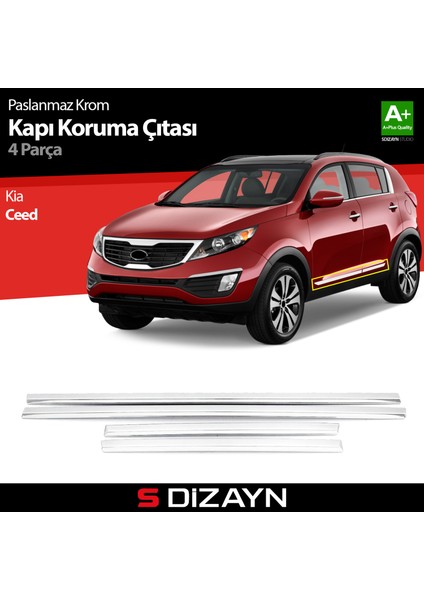 Kia Ceed Kapı Koruma Çıtası Krom 2006-2010 modelleri