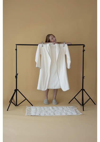 Dolce Bambu Kadın Bornoz Bej