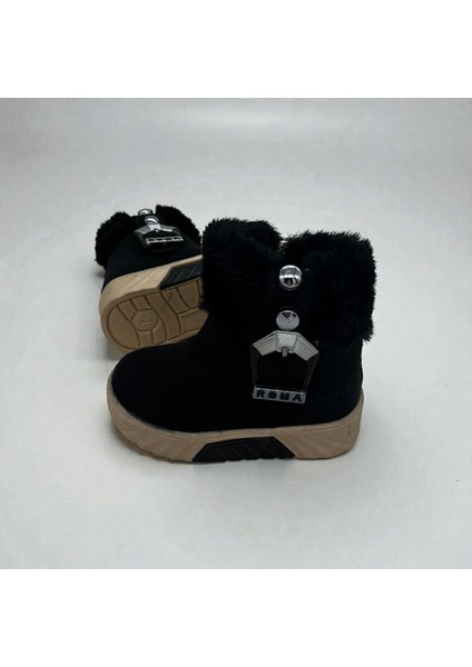 Unısex Çocuk Kaymaz Taban Tüy Detaylı Bot fiyatları