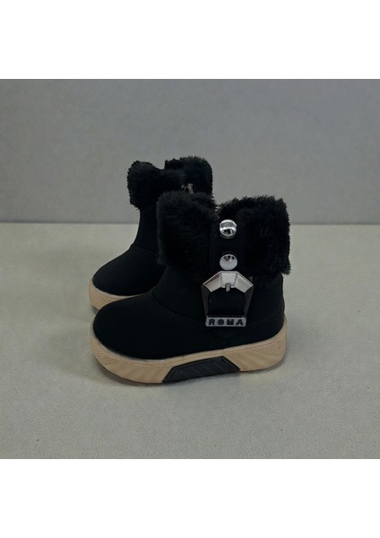 Unısex Çocuk Kaymaz Taban Tüy Detaylı Bot modelleri