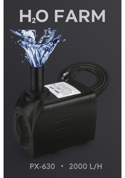 PX-630 Su Pompası – 2000 L/h | H2O Farm
