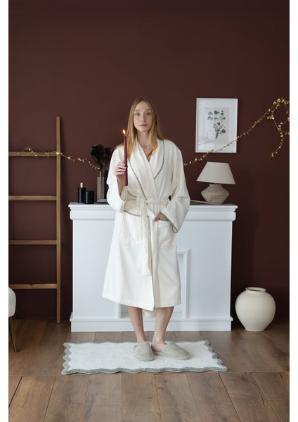 Dolce Bambu Kadın Bornoz Yeşil