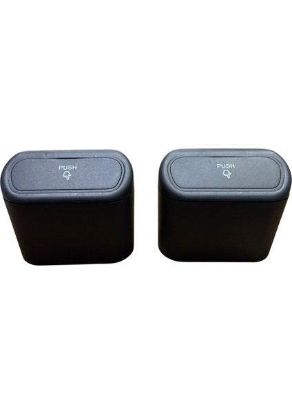 Araba Çöp Kutusu Araç Içi Taşınabilir Kapaklı Çöp Kovası 2 Adet Fiyatı